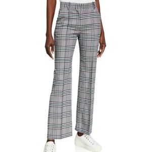 NWT Plaid dress pants women's trousers cuff hem